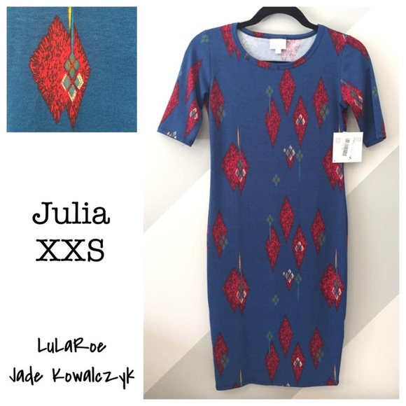 NWT LuLaRoe Julia Pencil Dress - Picture 1 of 1